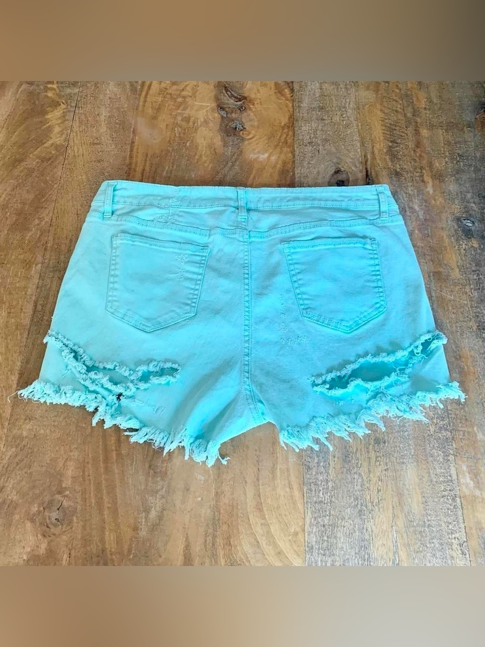 Crown & Ivy Reworked Ripped Shorts - Picture 6 of 8